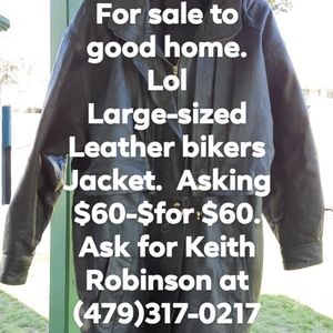 Leather bikers Jacket